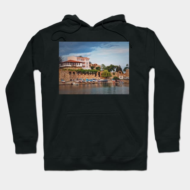 The old town of Nessebar on the Black Sea coast Hoodie by psychoshadow